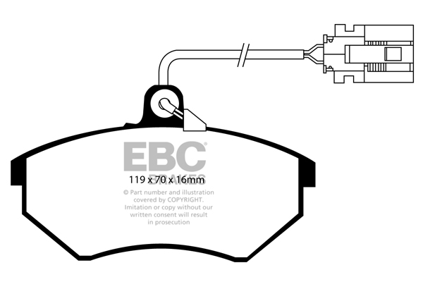 Remblokset EBC Brakes DP841/3