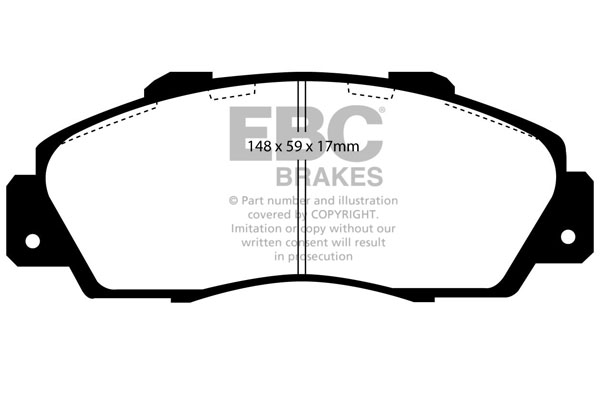 Remblokset EBC Brakes DP4872R