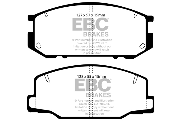 Remblokset EBC Brakes DP877
