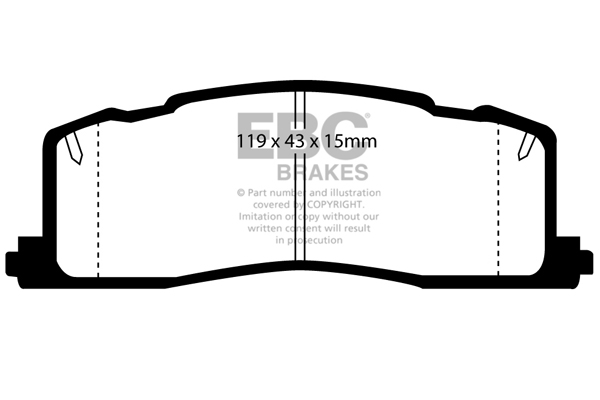Remblokset EBC Brakes DP878