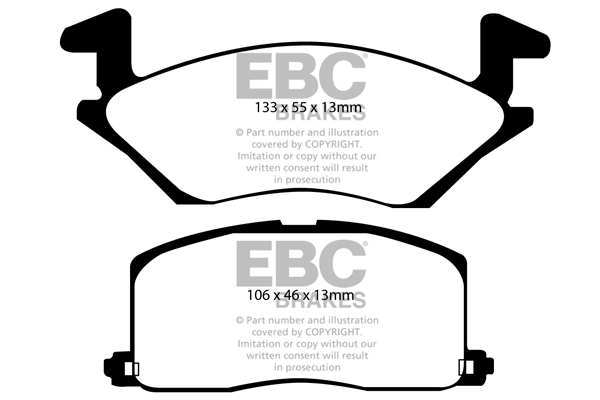 Remblokset EBC Brakes DP879