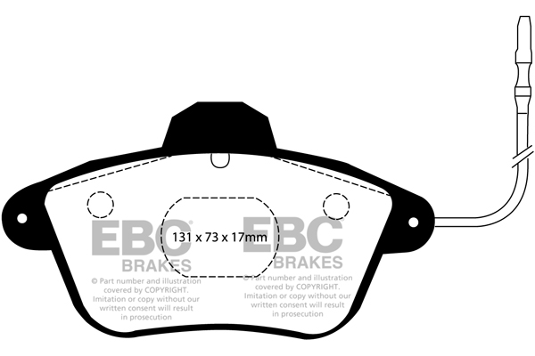 Remblokset EBC Brakes DP882