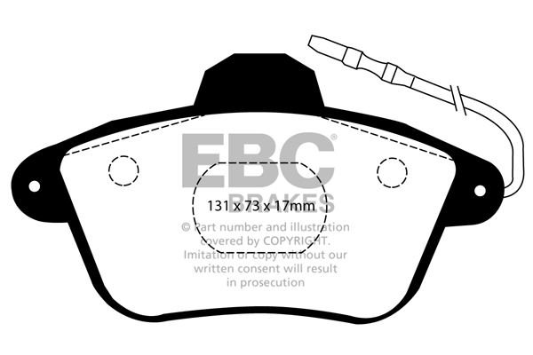 Remblokset EBC Brakes DP882/2