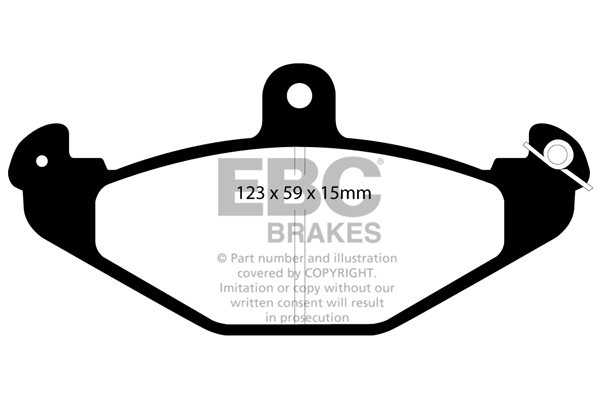 Remblokset EBC Brakes DP885