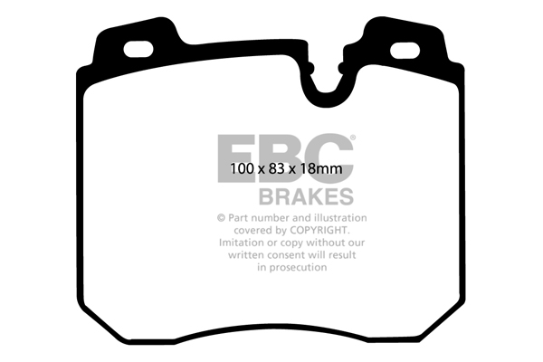 Remblokset EBC Brakes DP2886