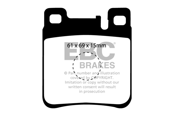 Remblokset EBC Brakes DP887