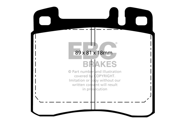 Remblokset EBC Brakes DP888