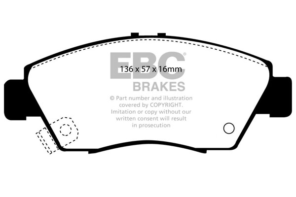 Remblokset EBC Brakes DP2891