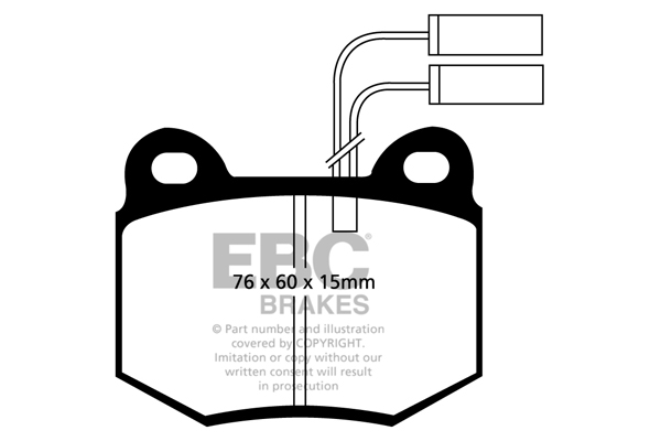 Remblokset EBC Brakes DP912