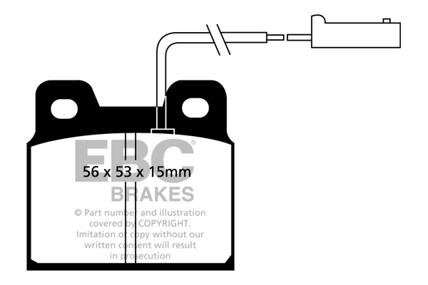 Remblokset EBC Brakes DP916