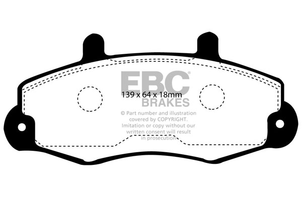 Remblokset EBC Brakes DP918