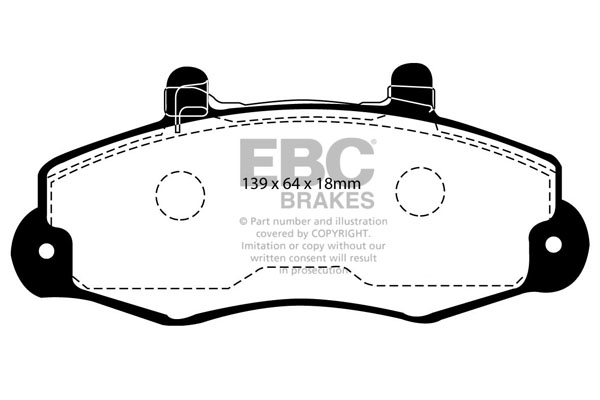 Remblokset EBC Brakes DP918/2