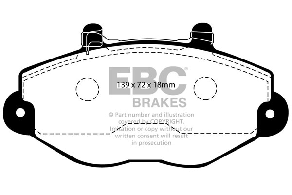 Remblokset EBC Brakes DP920/2