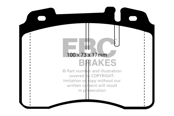 Remblokset EBC Brakes DP3927C