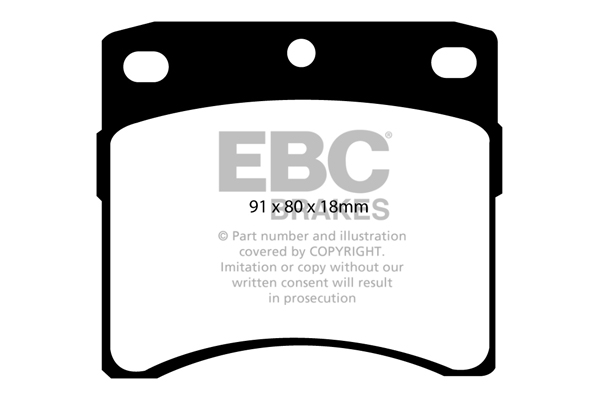 Remblokset EBC Brakes DP939