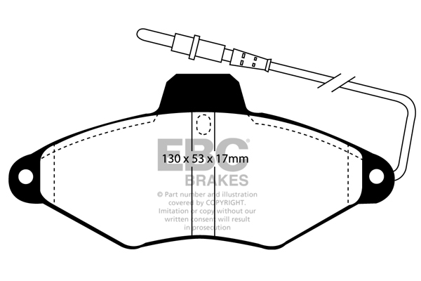 Remblokset EBC Brakes DP942