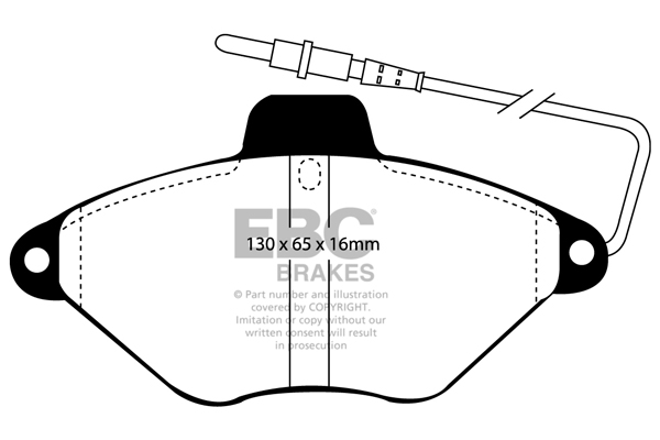 Remblokset EBC Brakes DP943