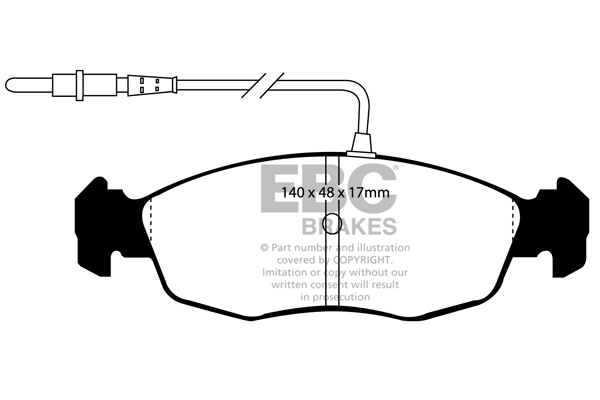 Remblokset EBC Brakes DP4948R