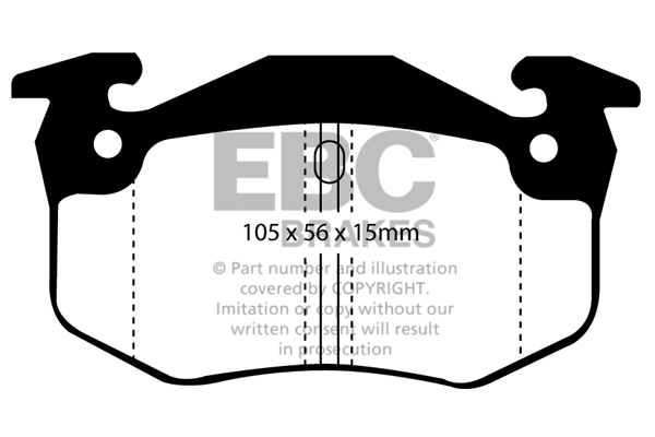 Remblokset EBC Brakes DP951