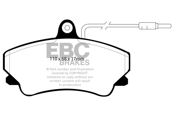 Remblokset EBC Brakes DP952