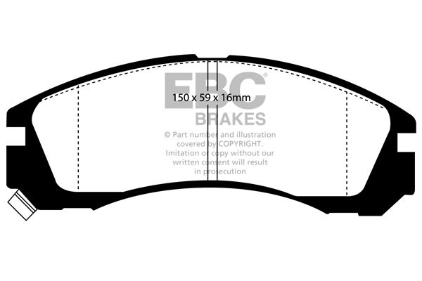 Remblokset EBC Brakes DP6954