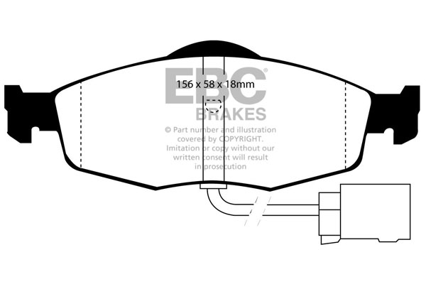 Remblokset EBC Brakes DP2955