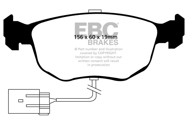 Remblokset EBC Brakes DP2956