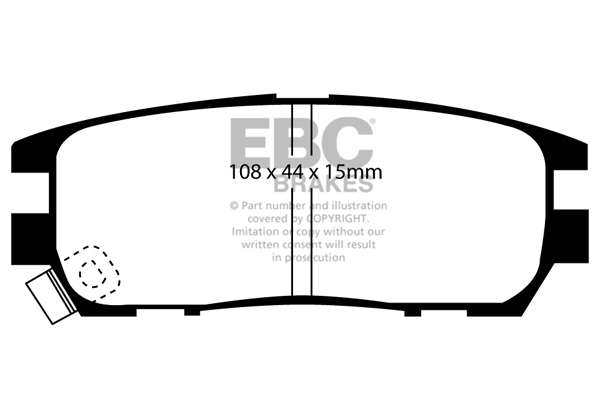 Remblokset EBC Brakes DP4958R