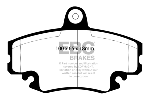 Remblokset EBC Brakes DP2959