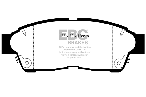 Remblokset EBC Brakes DP2964