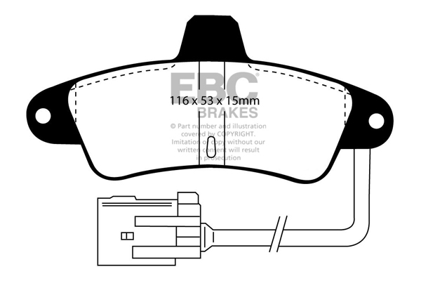 Remblokset EBC Brakes DP4965R