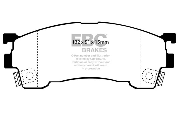 Remblokset EBC Brakes DP4971R