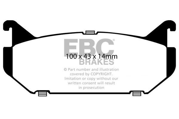 Remblokset EBC Brakes DP2972