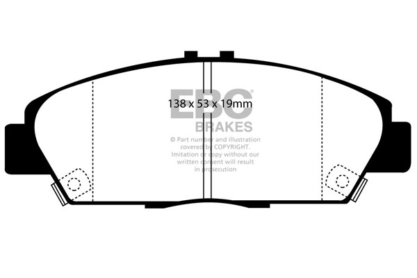 Remblokset EBC Brakes DP2975