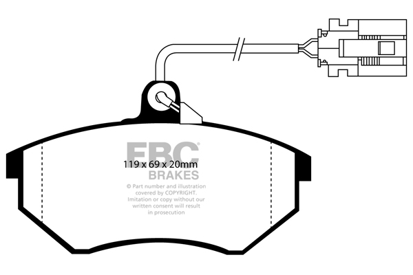 Remblokset EBC Brakes DP2981