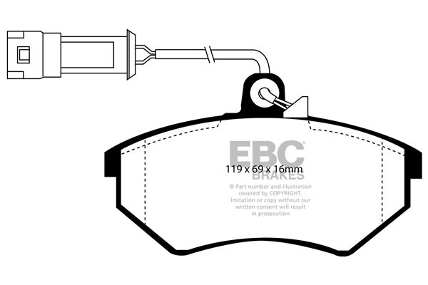 Remblokset EBC Brakes DP2982/2