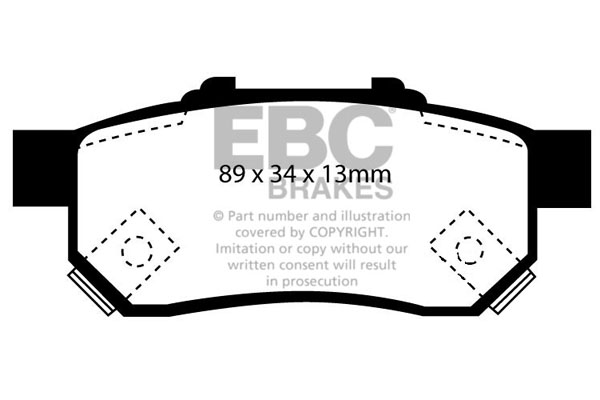 Remblokset EBC Brakes DP984/2