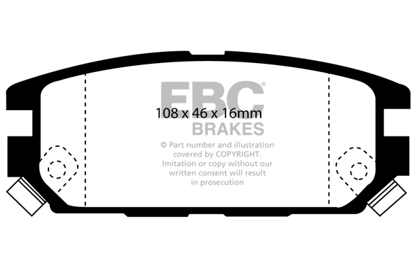 Remblokset EBC Brakes DP3987C