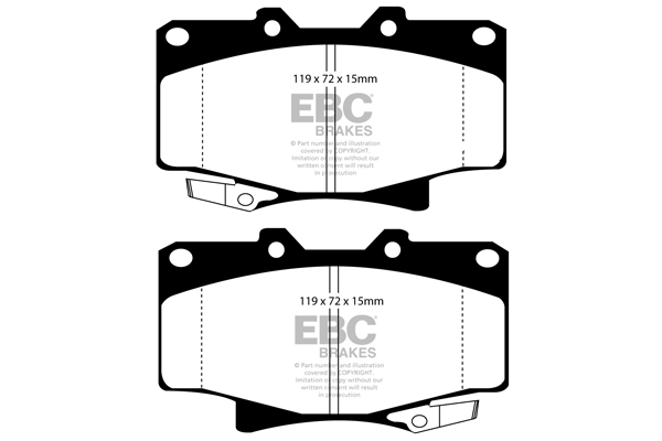 Remblokset EBC Brakes DP6992