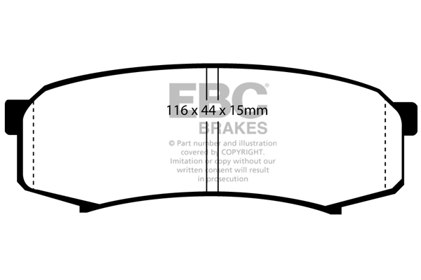 Remblokset EBC Brakes DP6993