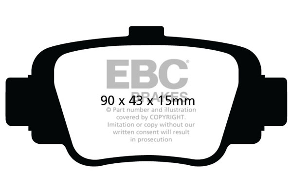 Remblokset EBC Brakes DP998