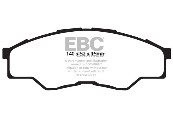 Remblokset EBC Brakes DPX2001