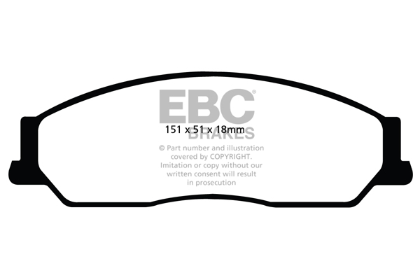 Remblokset EBC Brakes DP22036