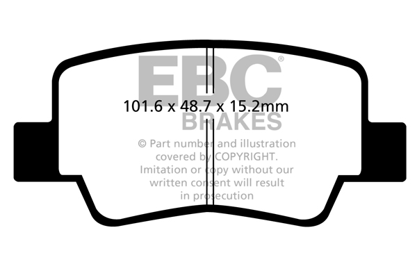 Remblokset EBC Brakes DP22051