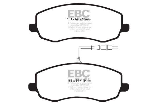 Remblokset EBC Brakes DPX2062