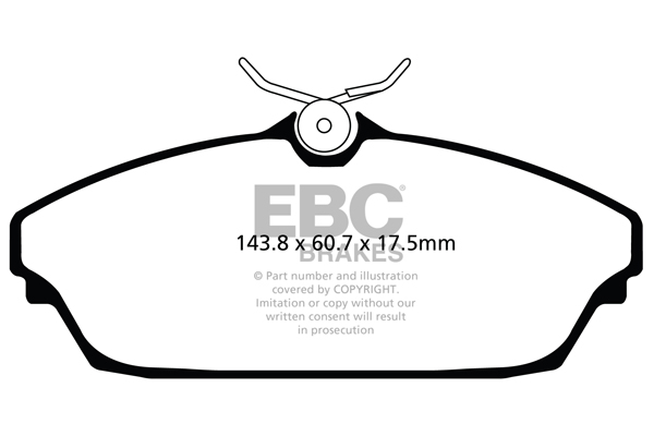 Remblokset EBC Brakes DPX2072