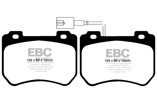 Remblokset EBC Brakes DP22074