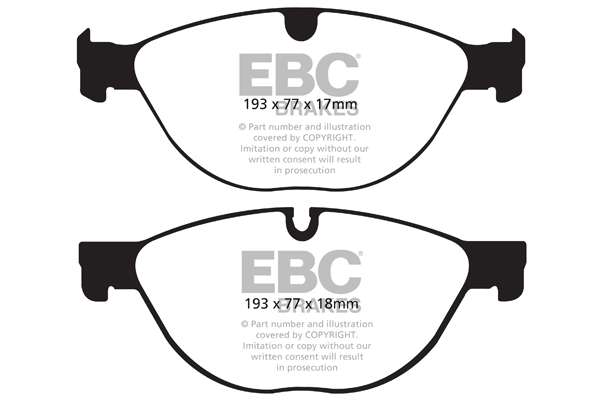 Remblokset EBC Brakes DP32076C