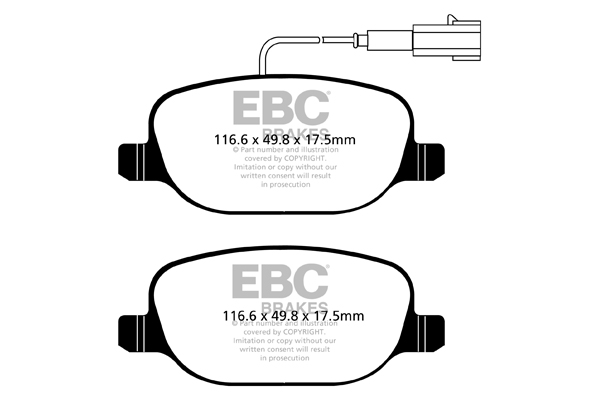 Remblokset EBC Brakes DP32080C