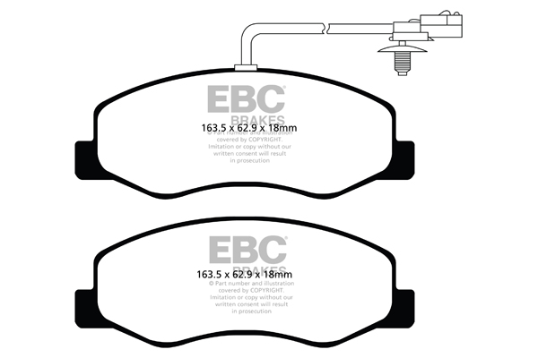 Remblokset EBC Brakes DPX2085